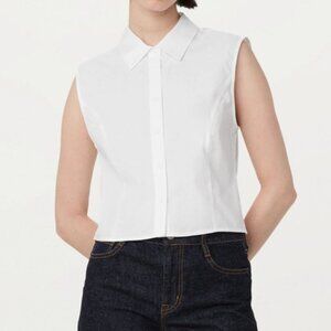 Frank And Oak poplin blouse NWT